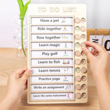 Maxbell Reusable Daily Schedule to Do List Board with Cardstocks for Adults Home