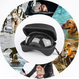 Maxbell Fashion Pet Sun Glasses Eye Wear Unisex Dog Sunglasses for Cats Photos Props Black Frames Black