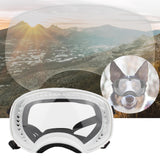 Maxbell Fashion Pet Sun Glasses Eye Wear Unisex Dog Sunglasses for Cats Photos Props White Frame Clear