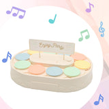 Maxbell Carousel Cupcake Holder Pastries Dessert Display for Wedding Home Decoration Single  Layer