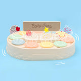 Maxbell Carousel Cupcake Holder Pastries Dessert Display for Wedding Home Decoration Single  Layer