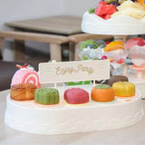 Maxbell Carousel Cupcake Holder Pastries Dessert Display for Wedding Home Decoration Single  Layer