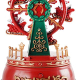Maxbell Christmas Wheel with LED Lights Collectible for Festive Home Office