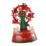 Maxbell Christmas Wheel with LED Lights Collectible for Festive Home Office
