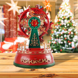 Maxbell Christmas Wheel with LED Lights Collectible for Festive Home Office