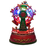 Maxbell Christmas Wheel with LED Lights Collectible for Festive Home Office