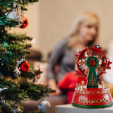Maxbell Christmas Wheel with LED Lights Collectible for Festive Home Office
