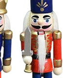 Maxbell 6Pcs Nutcrackers Figures Christmas Ornaments Collectible Nutcracker