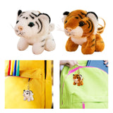 Maxbell Cartoon Cute Animal Keychain Pendant for Backpack Hangings Birthday Gifts White