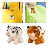 Maxbell Cartoon Cute Animal Keychain Pendant for Backpack Hangings Birthday Gifts White