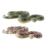 Maxbell Artifical Snake Figurine Party Practical Jokes Prop Horrifying Frightening Brown