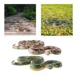 Maxbell Artifical Snake Figurine Party Practical Jokes Prop Horrifying Frightening Brown