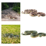 Maxbell Artifical Snake Figurine Party Practical Jokes Prop Horrifying Frightening Brown