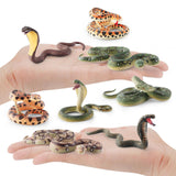 Maxbell Artifical Snake Figurine Party Practical Jokes Prop Horrifying Frightening Brown