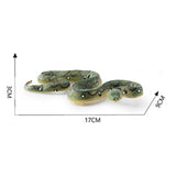 Maxbell Artifical Snake Figurine Party Practical Jokes Prop Horrifying Frightening Green
