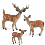 Maxbell Tree Deer Figures DIY Fairy Garden Crafts for Cake Toppers Home Toddlers Style B
