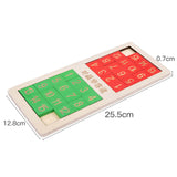 Maxbell digital Sliding Puzzle Educational Toys Wood for Game