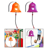 Maxbell Hanging Bells Wall Mounted Ship Bell Decoration Metal for Gift Girls Kids Orange