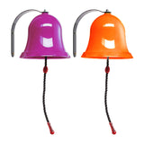 Maxbell Hanging Bells Wall Mounted Ship Bell Decoration Metal for Gift Girls Kids Orange