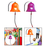 Maxbell Hanging Bells Wall Mounted Ship Bell Decoration Metal for Gift Girls Kids Orange