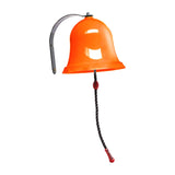 Maxbell Hanging Bells Wall Mounted Ship Bell Decoration Metal for Gift Girls Kids Orange