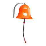 Maxbell Hanging Bells Wall Mounted Ship Bell Decoration Metal for Gift Girls Kids Orange