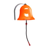 Maxbell Hanging Bells Wall Mounted Ship Bell Decoration Metal for Gift Girls Kids Orange