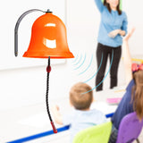 Maxbell Hanging Bells Wall Mounted Ship Bell Decoration Metal for Gift Girls Kids Orange