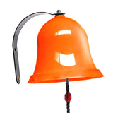Maxbell Hanging Bells Wall Mounted Ship Bell Decoration Metal for Gift Girls Kids Orange