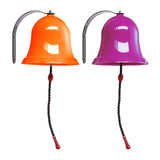 Maxbell Hanging Bells Wall Mounted Ship Bell Decoration Metal for Gift Girls Kids Orange