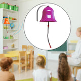 Maxbell Hanging Bells Wall Mounted Ship Bell Decoration Metal for Gift Girls Kids Violet