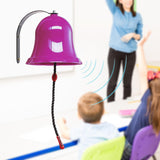 Maxbell Hanging Bells Wall Mounted Ship Bell Decoration Metal for Gift Girls Kids Violet