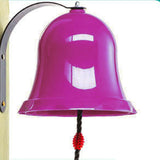 Maxbell Hanging Bells Wall Mounted Ship Bell Decoration Metal for Gift Girls Kids Violet
