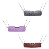 Maxbell Hamster Hammock Hamster House Cage Nest Hamster Bed for Sugar Glider Parrot Gray