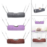Maxbell Hamster Hammock Hamster House Cage Nest Hamster Bed for Sugar Glider Parrot Gray