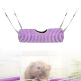 Maxbell Hamster Hammock Hamster House Cage Nest Hamster Bed for Sugar Glider Parrot Amaranth