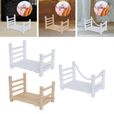 Maxbell Wooden Baby Photo Prop Bed Decoration Modern Fashion Photo Background Props option 1