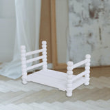 Maxbell Wooden Baby Photo Prop Bed Decoration Modern Fashion Photo Background Props option 1