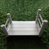 Maxbell Wooden Baby Photo Prop Bed Decoration Modern Fashion Photo Background Props option 1