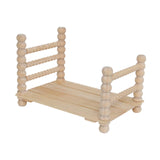 Maxbell Wooden Baby Photo Prop Bed Decoration Modern Fashion Photo Background Props option 2