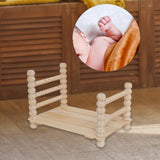 Maxbell Wooden Baby Photo Prop Bed Decoration Modern Fashion Photo Background Props option 2