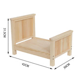 Maxbell Wooden Baby Photo Prop Fashion Photography Background Decoration Mini Bed