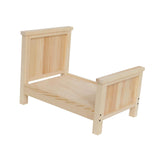 Maxbell Wooden Baby Photo Prop Fashion Photography Background Decoration Mini Bed