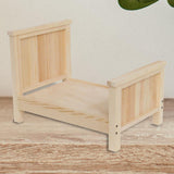 Maxbell Wooden Baby Photo Prop Fashion Photography Background Decoration Mini Bed