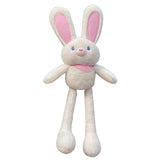 Maxbell Rabbit Pendant bag Pendant Key Rings Ornaments for Prizes Easter Women White