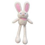 Maxbell Rabbit Pendant bag Pendant Key Rings Ornaments for Prizes Easter Women White