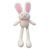 Maxbell Rabbit Pendant bag Pendant Key Rings Ornaments for Prizes Easter Women White