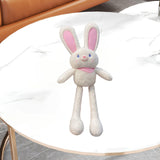 Maxbell Rabbit Pendant bag Pendant Key Rings Ornaments for Prizes Easter Women White