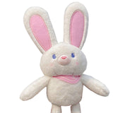 Maxbell Rabbit Pendant bag Pendant Key Rings Ornaments for Prizes Easter Women White