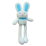Maxbell Rabbit Pendant bag Pendant Key Rings Ornaments for Prizes Easter Women Blue